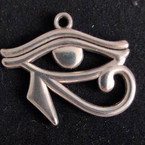 Sterling Silver Eye of Horus Pendant